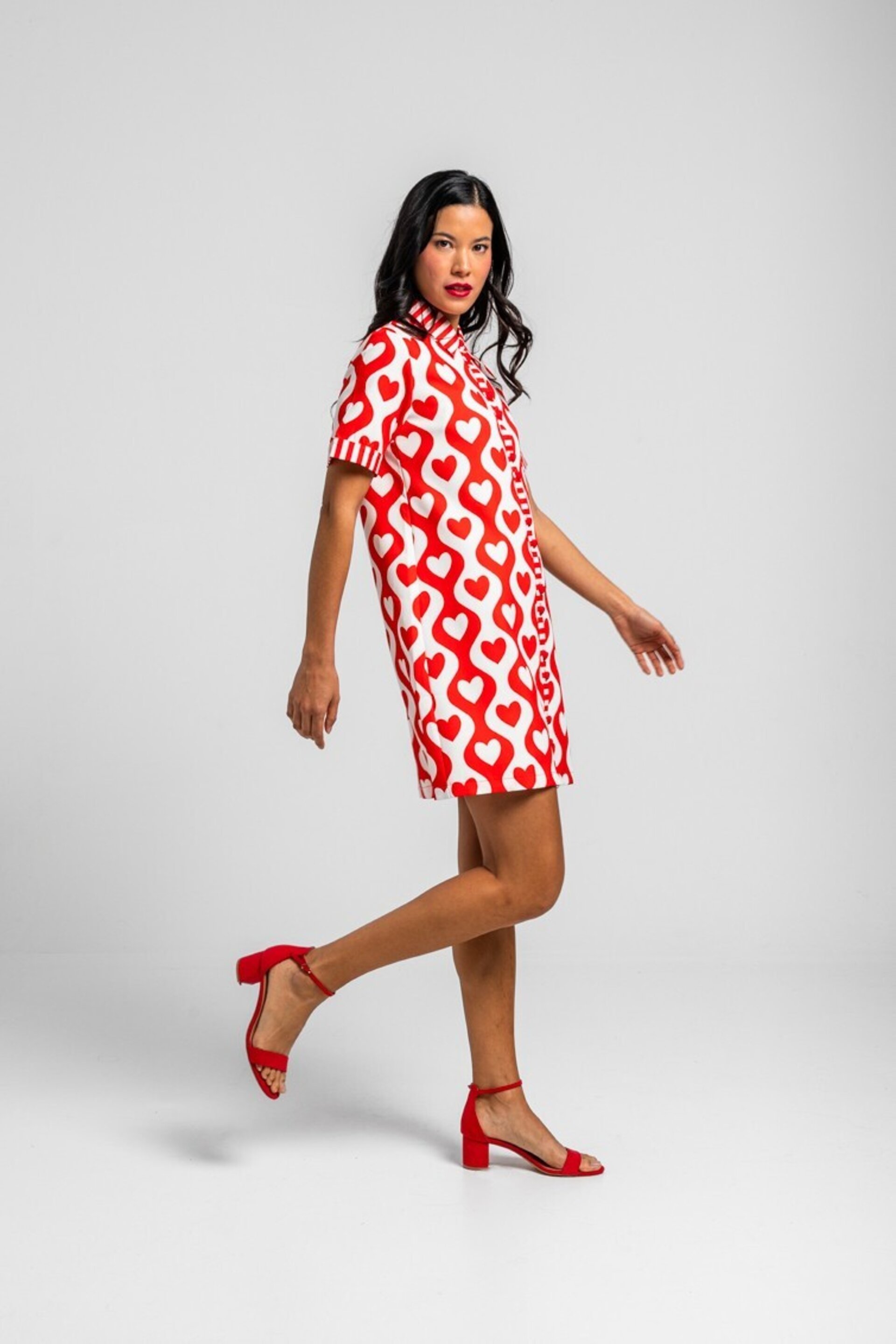 Vestido camisero corto lady-more amor por favor de lolina - 4