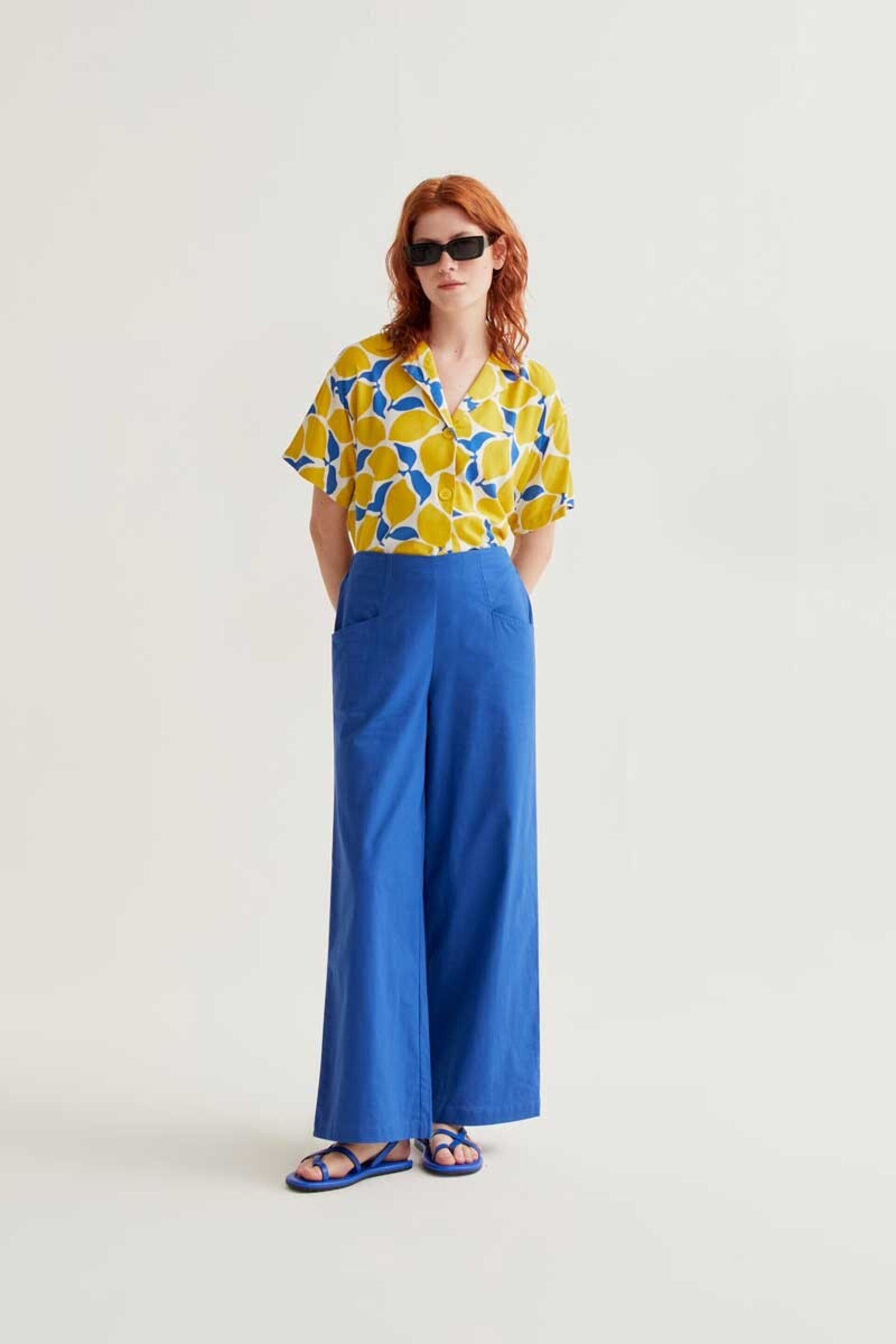 Camisa con estampado de limoncello compañía fantástica - 4