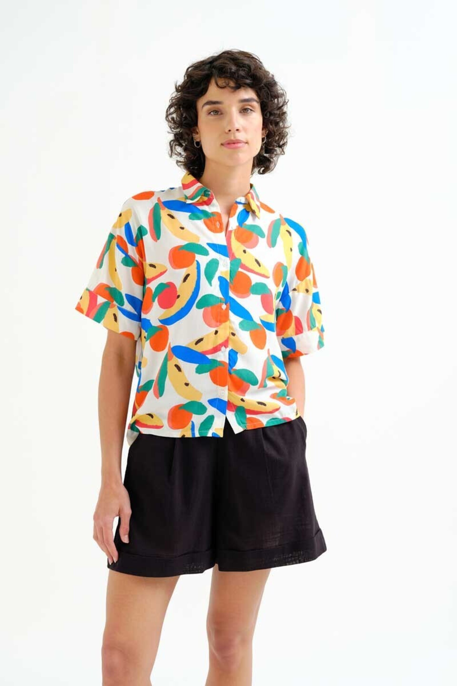 Camisa con estampado tutti frutti small compañía fantástica - 2