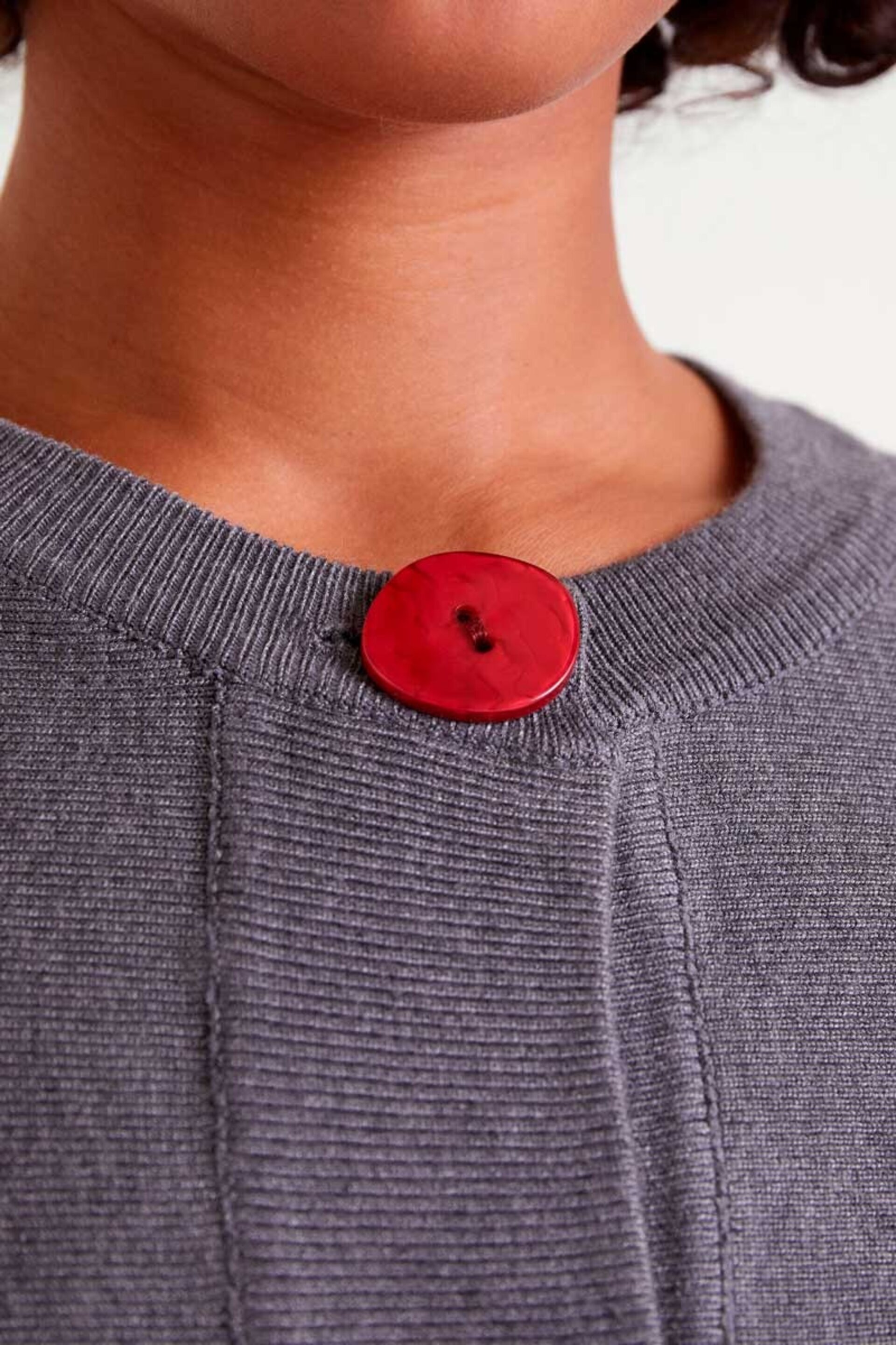 Cardigan de punto evasé gris compañía fantástica - 2