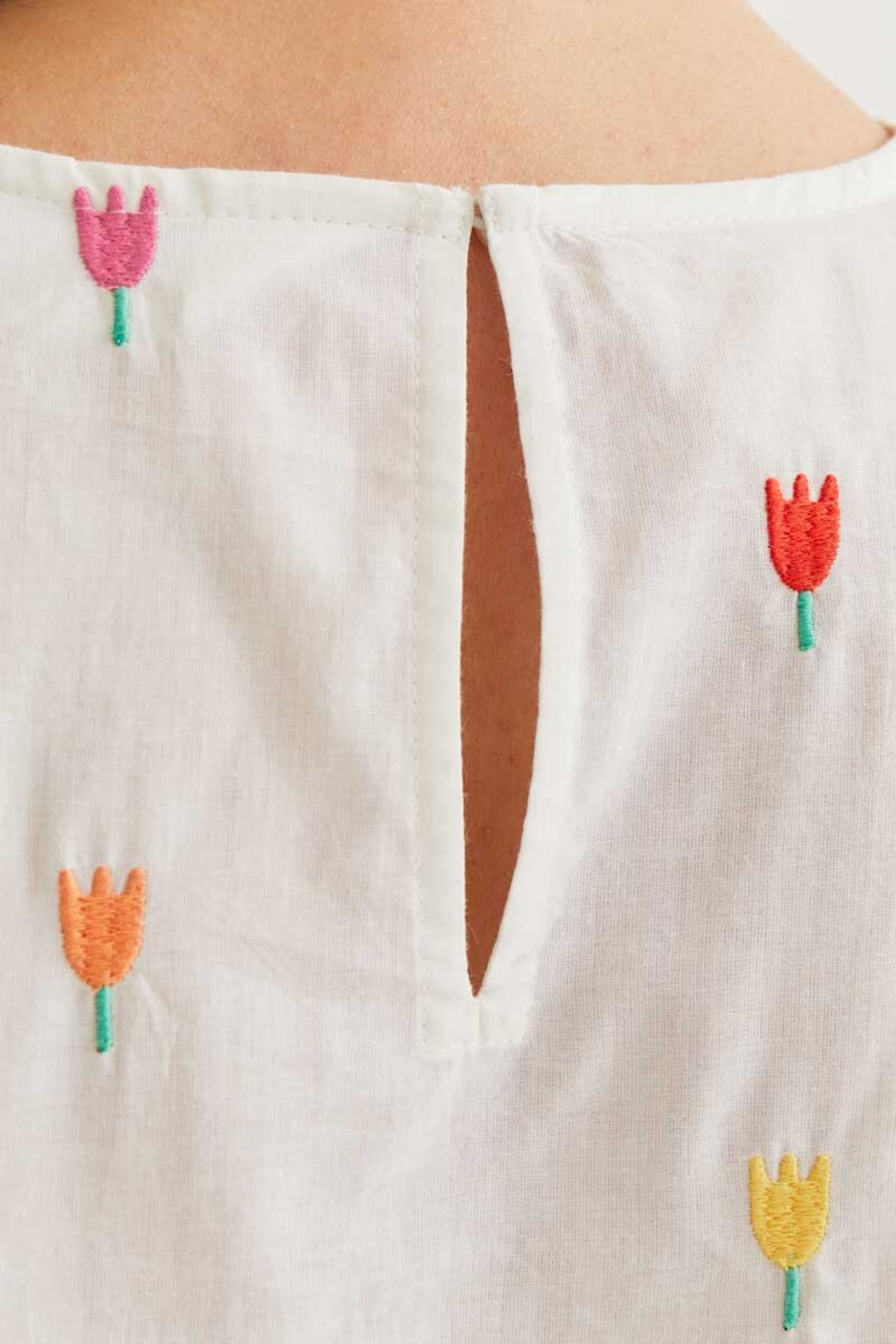 Top 100% algodón con estampado multi tulip compañía fantástica - 5