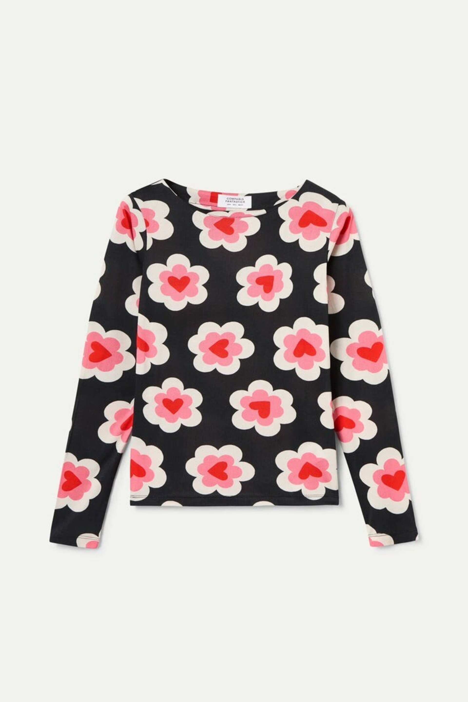 Camiseta con estampado sweethheart compañía fantástica - 4