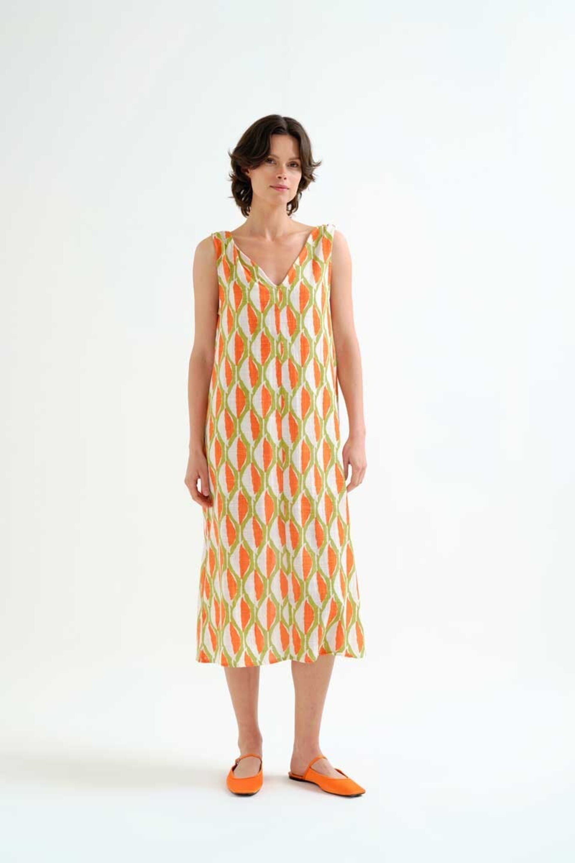 Vestido corto con estampado aloe compañía fantástica - 1