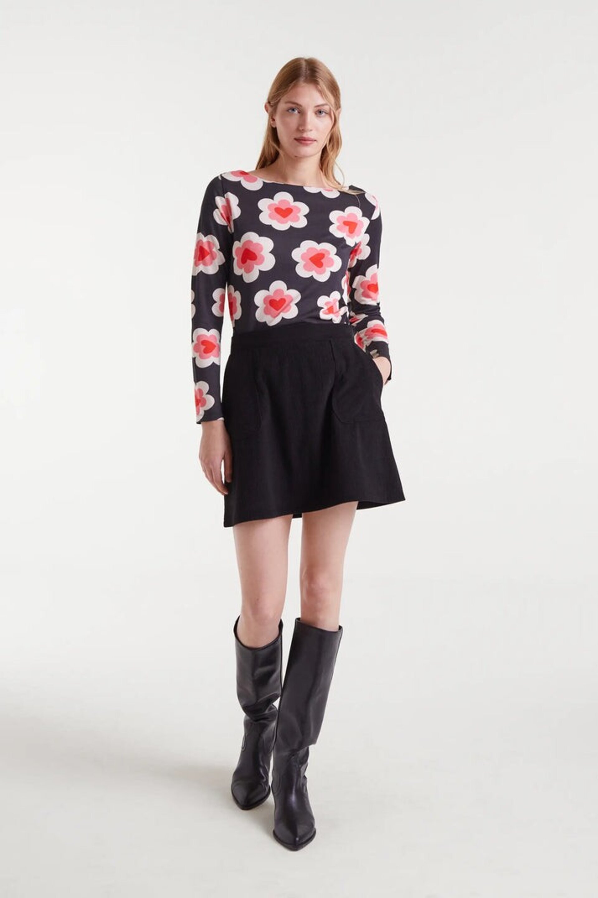 Camiseta con estampado sweethheart compañía fantástica - 3