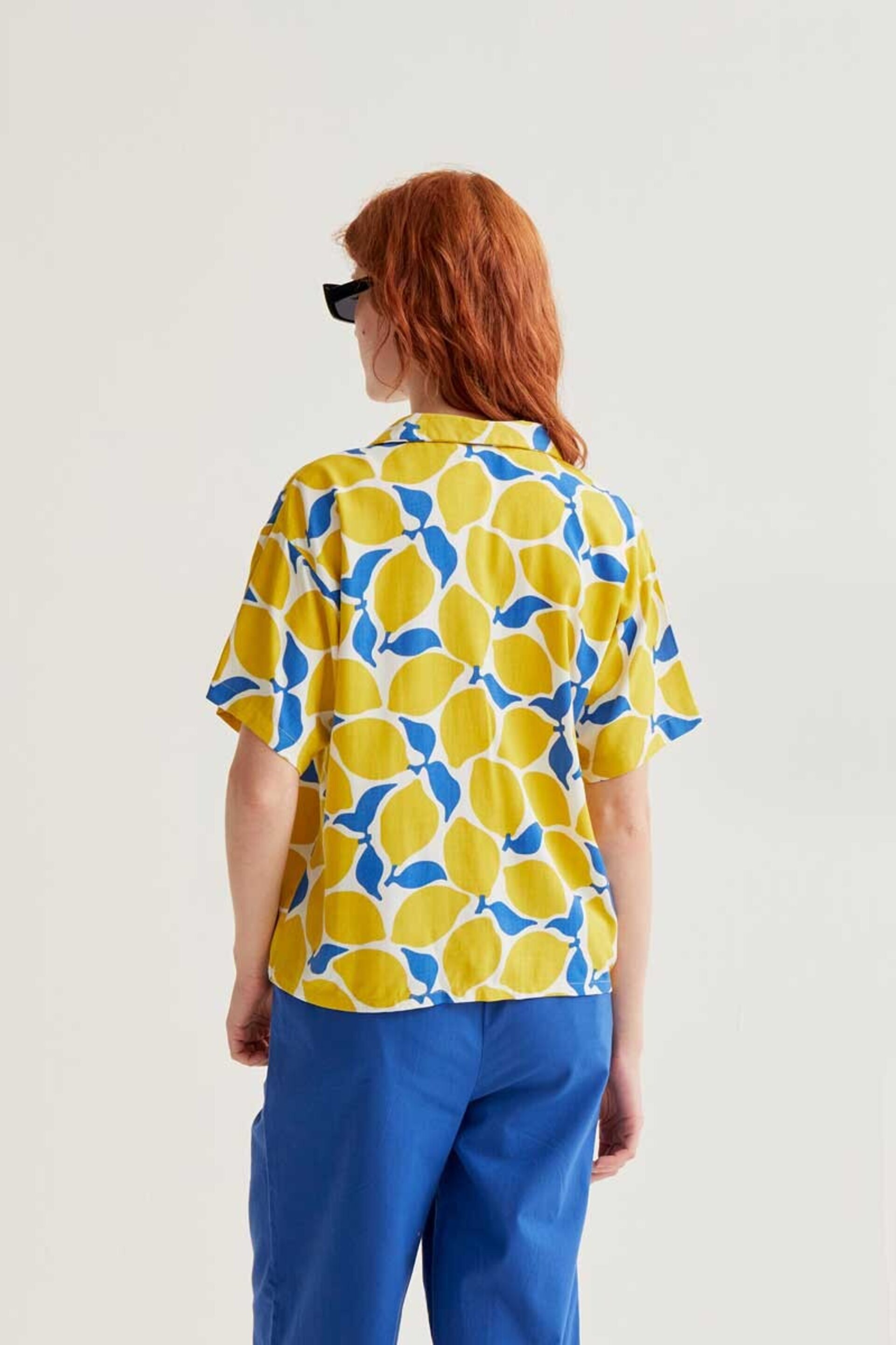 Camisa con estampado de limoncello compañía fantástica - 5