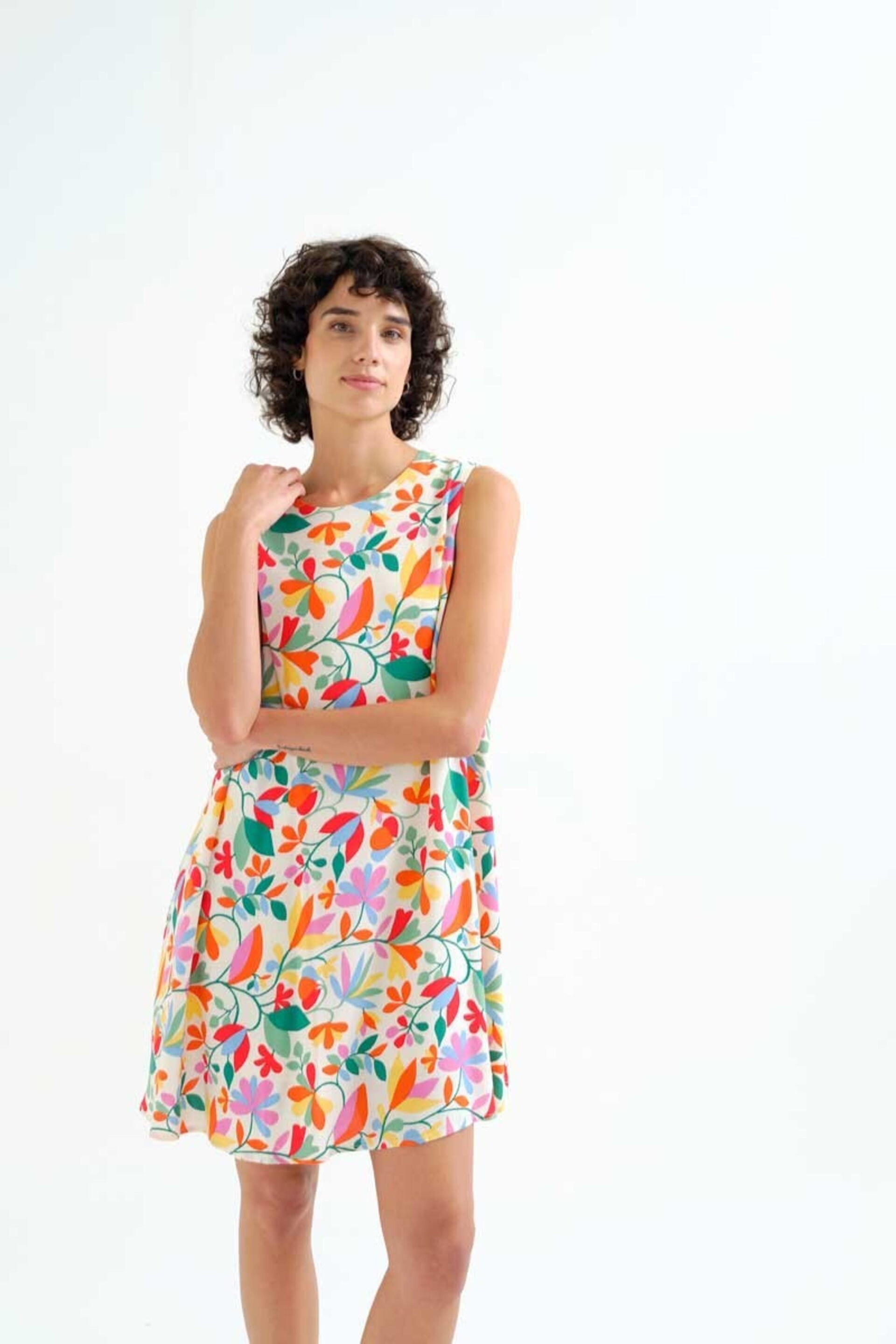 Vestido corto con estampado Lotto compañía fantástica - 3