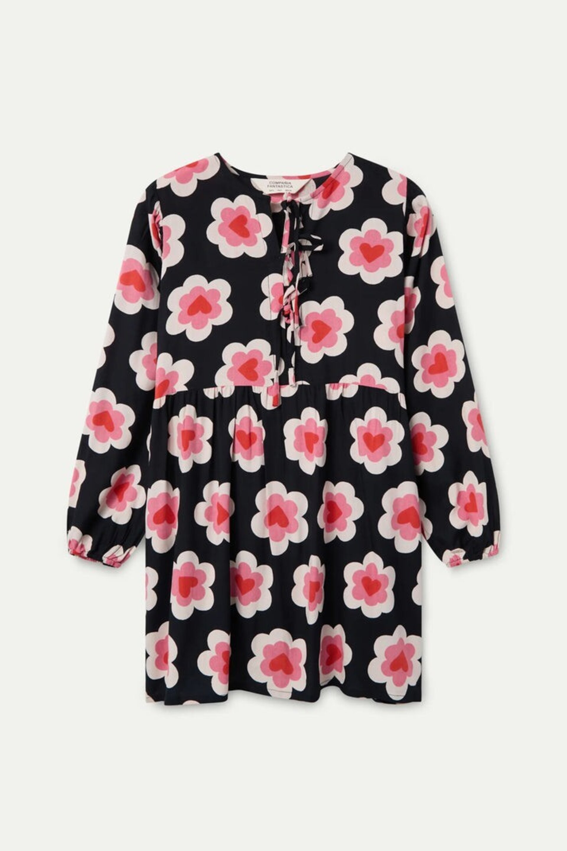 Vestido corto con estampado es sweethheart compañía fantástica - 4