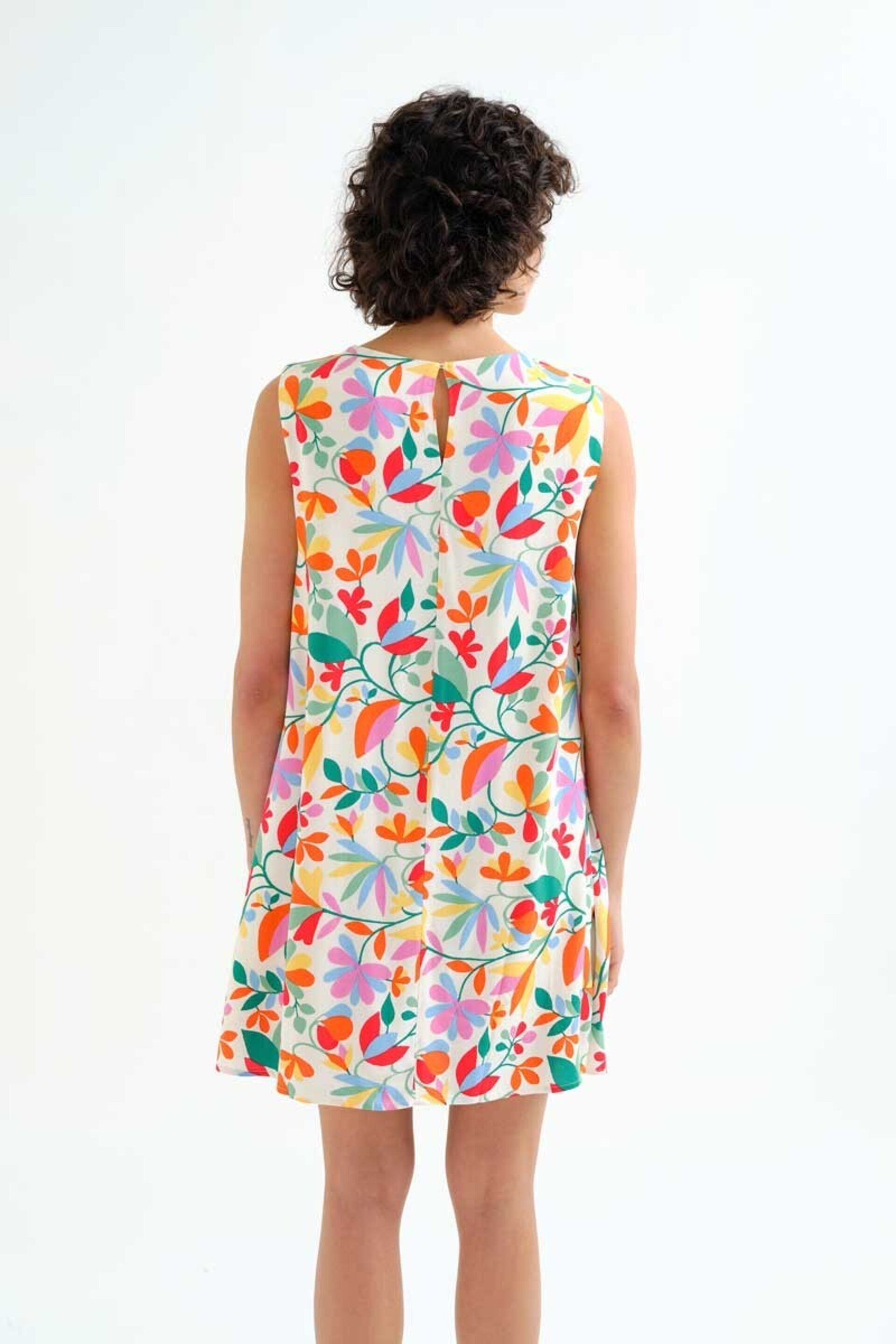 Vestido corto con estampado Lotto compañía fantástica - 5