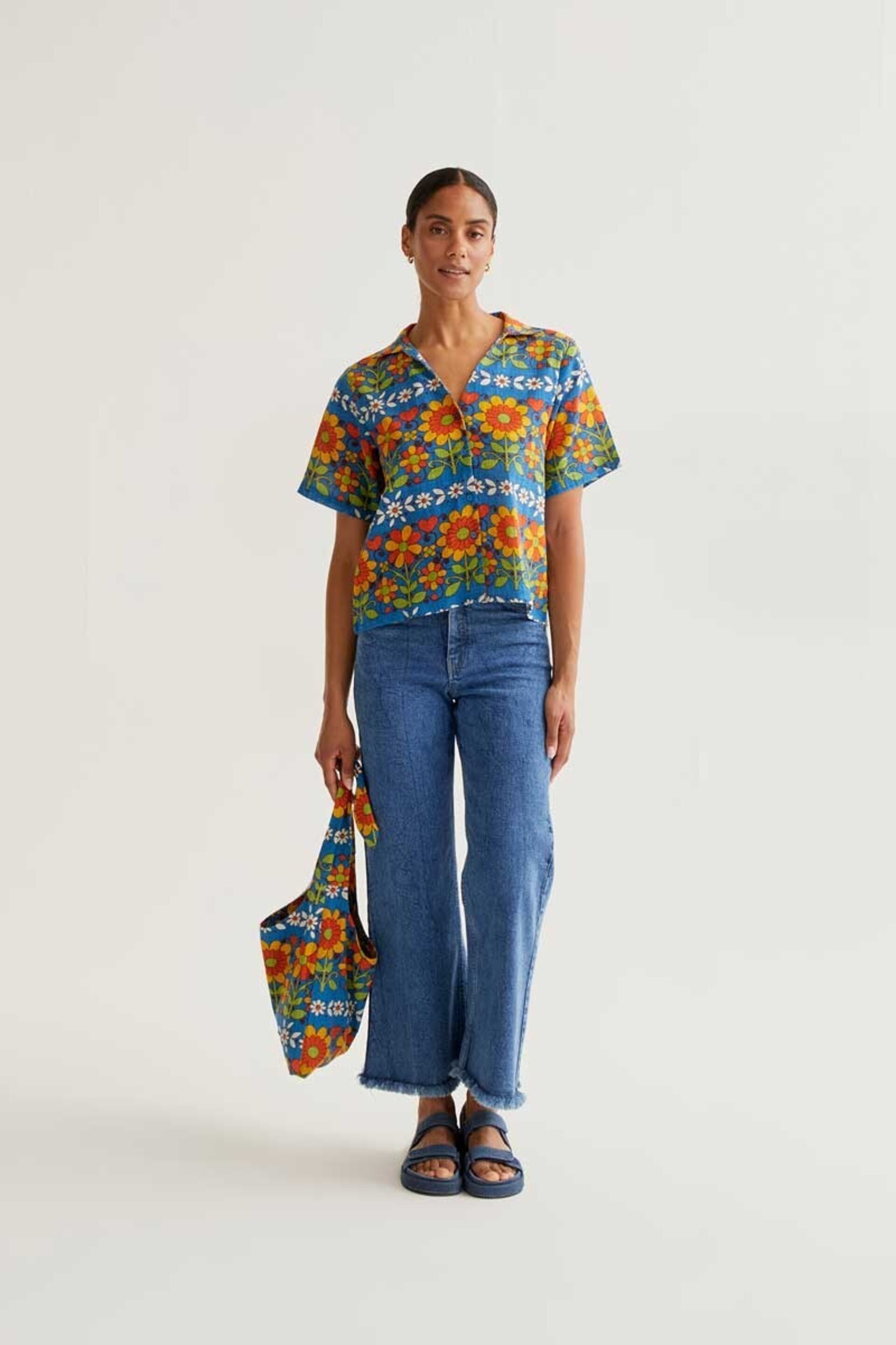 Camisa con estampado garden compañía fantástica - 2