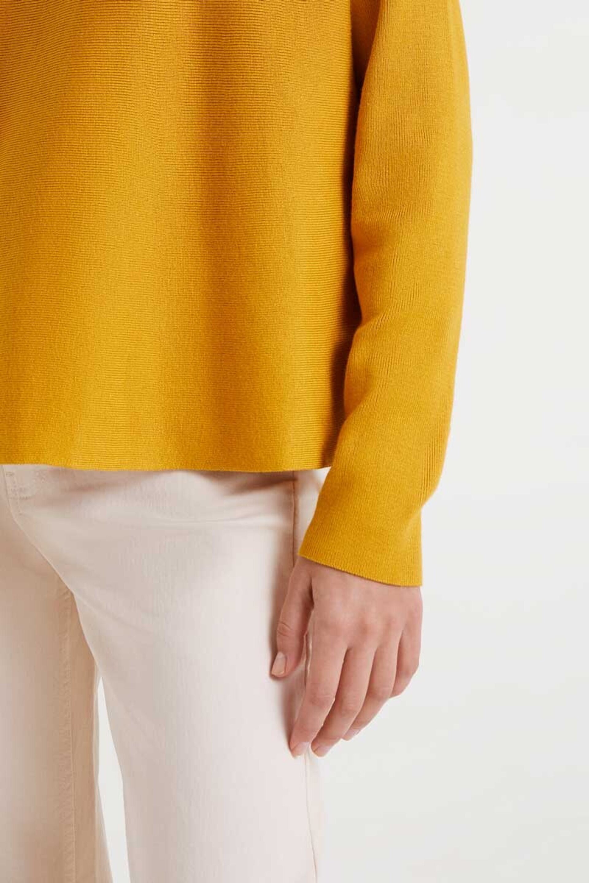 Jersey de punto evasé mostaza compañía fantástica - 2