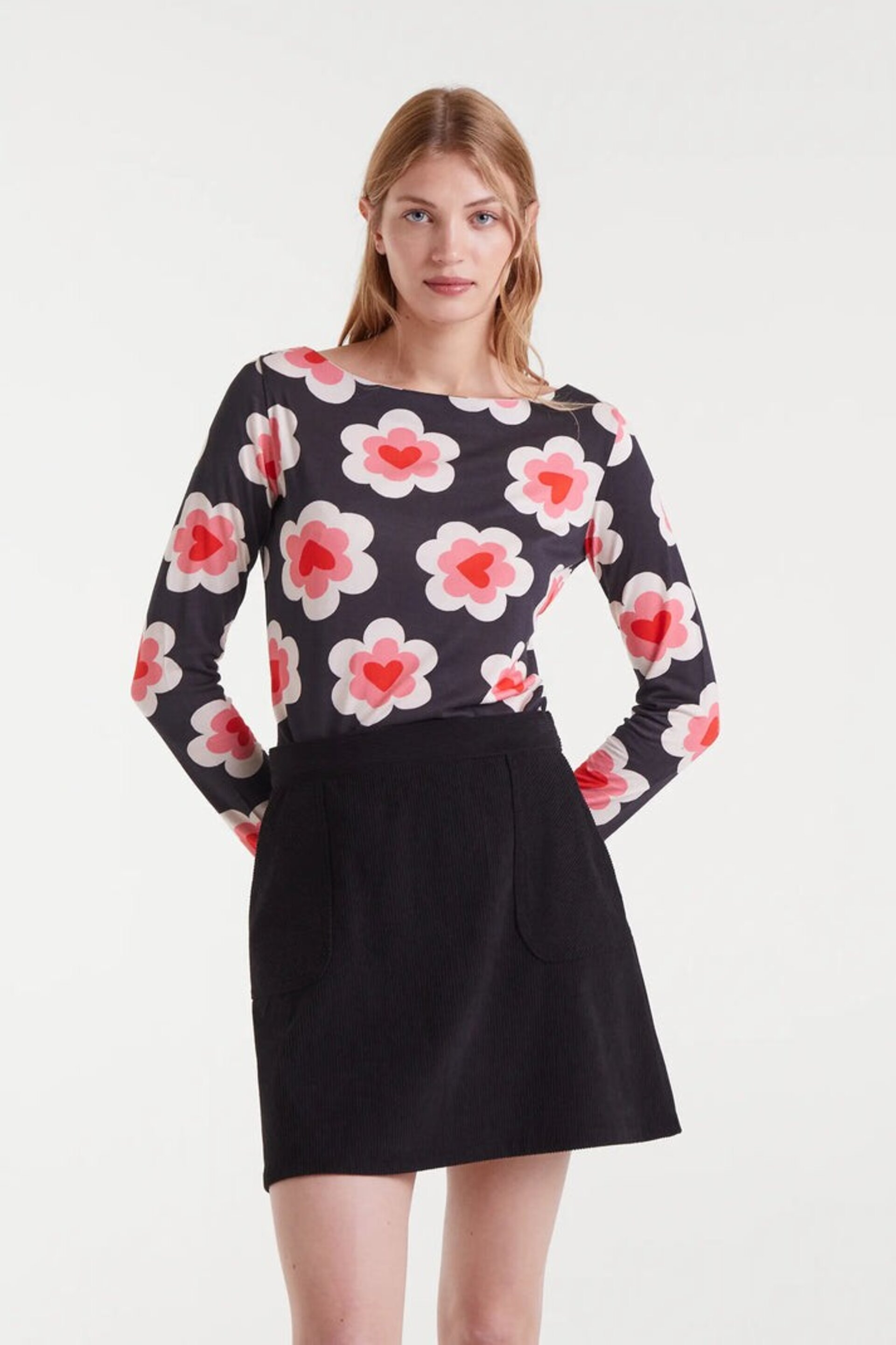 Camiseta con estampado sweethheart compañía fantástica - 2