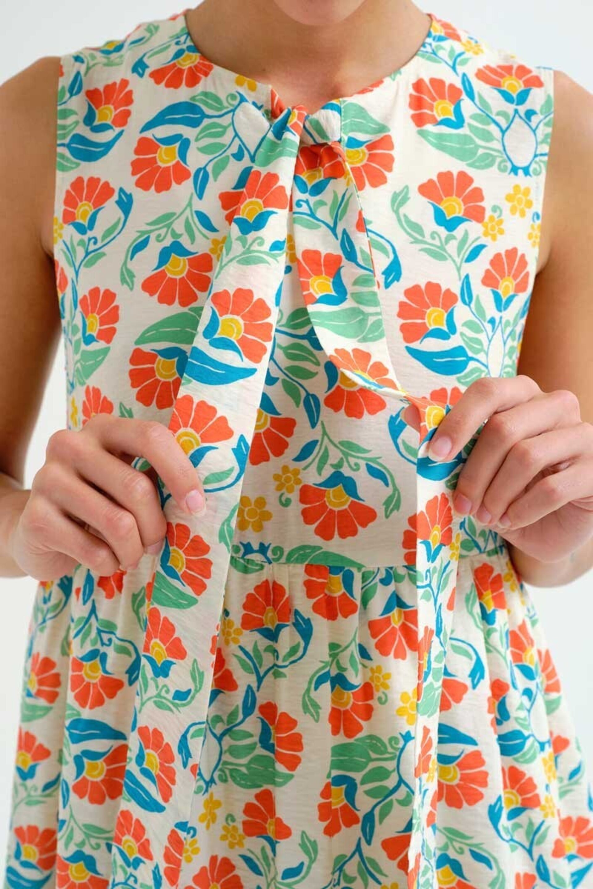 Vestido corto con estampado small Royal compañía fantástica - 4