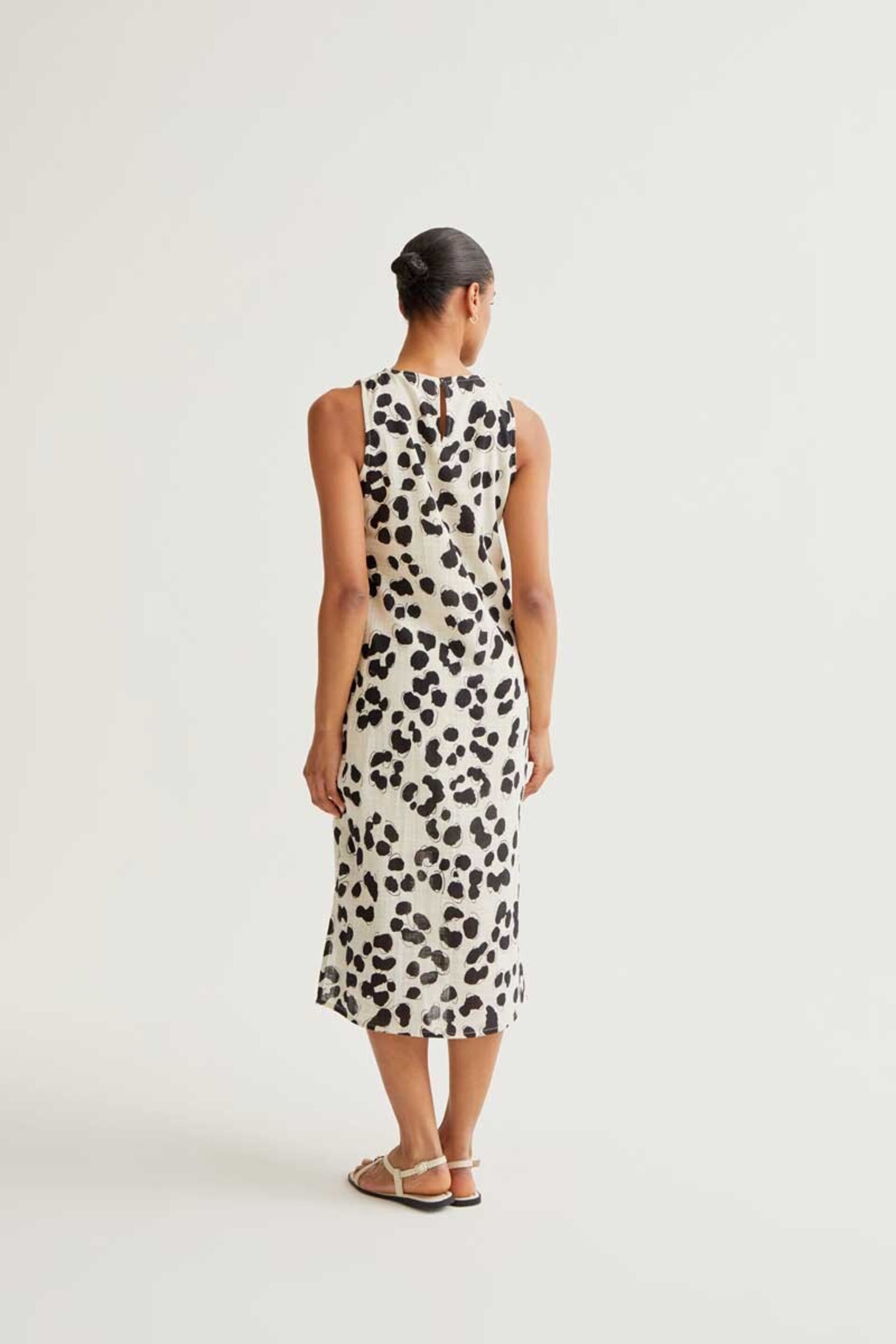 Vestido midi con estampado Dalmatian compañía fantástica - 3