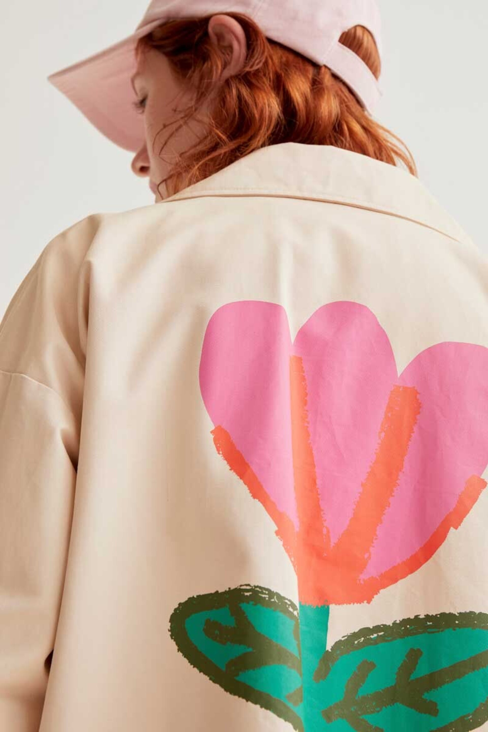 Gabardina con Print de Tulipán compañía fantástica - 2