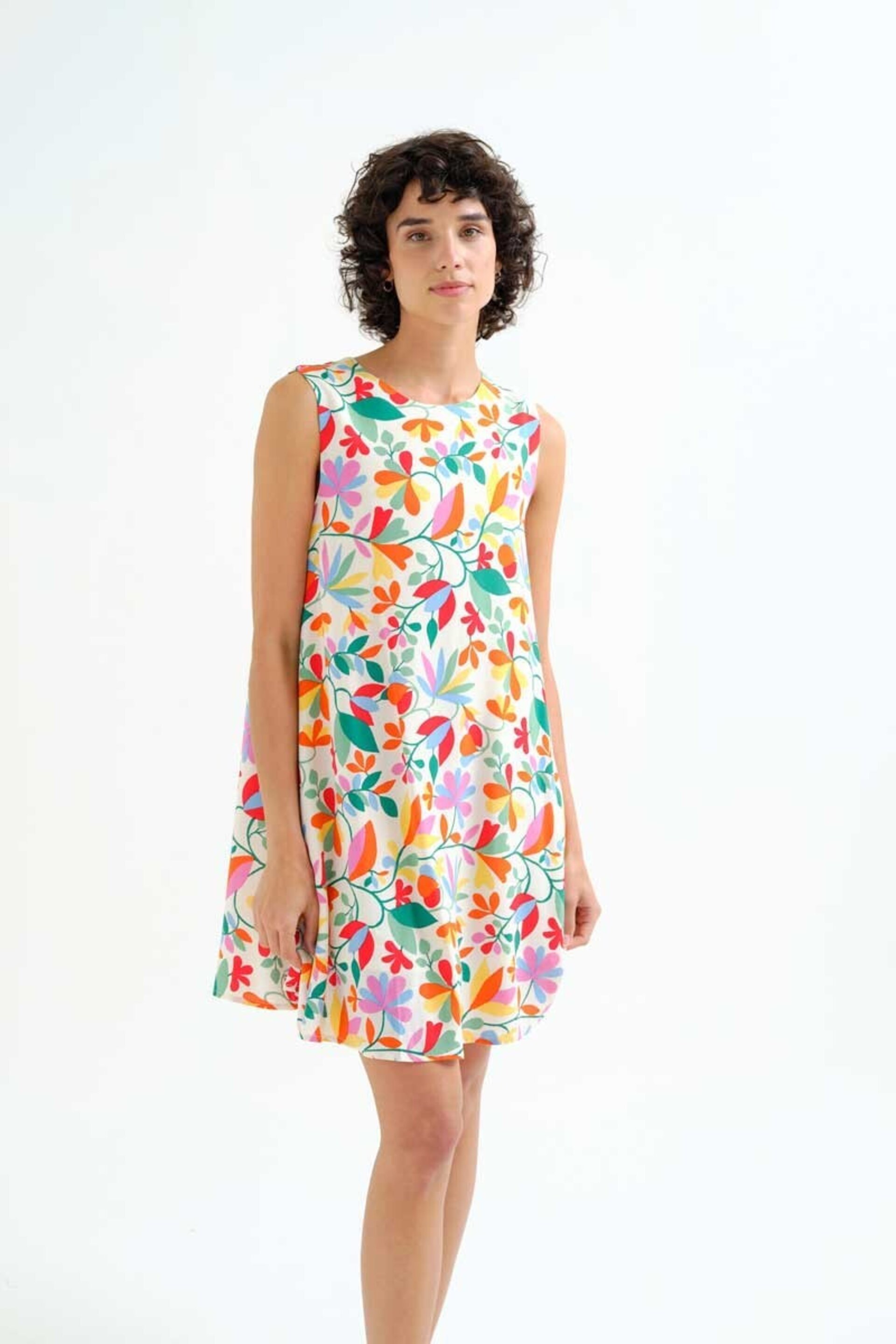 Vestido corto con estampado Lotto compañía fantástica - 1