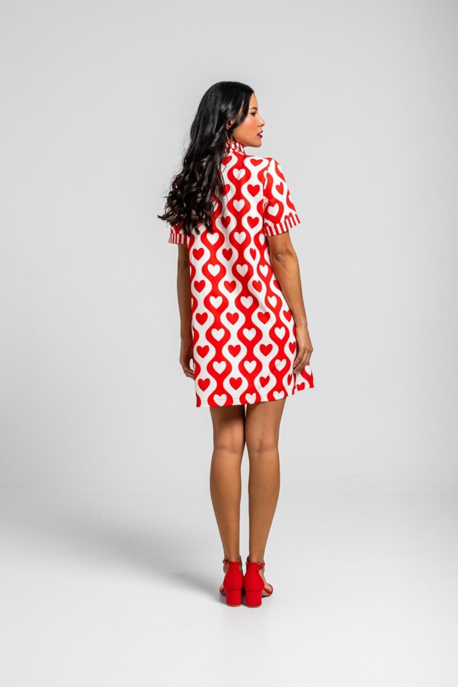 Vestido camisero corto lady-more amor por favor de lolina - 5