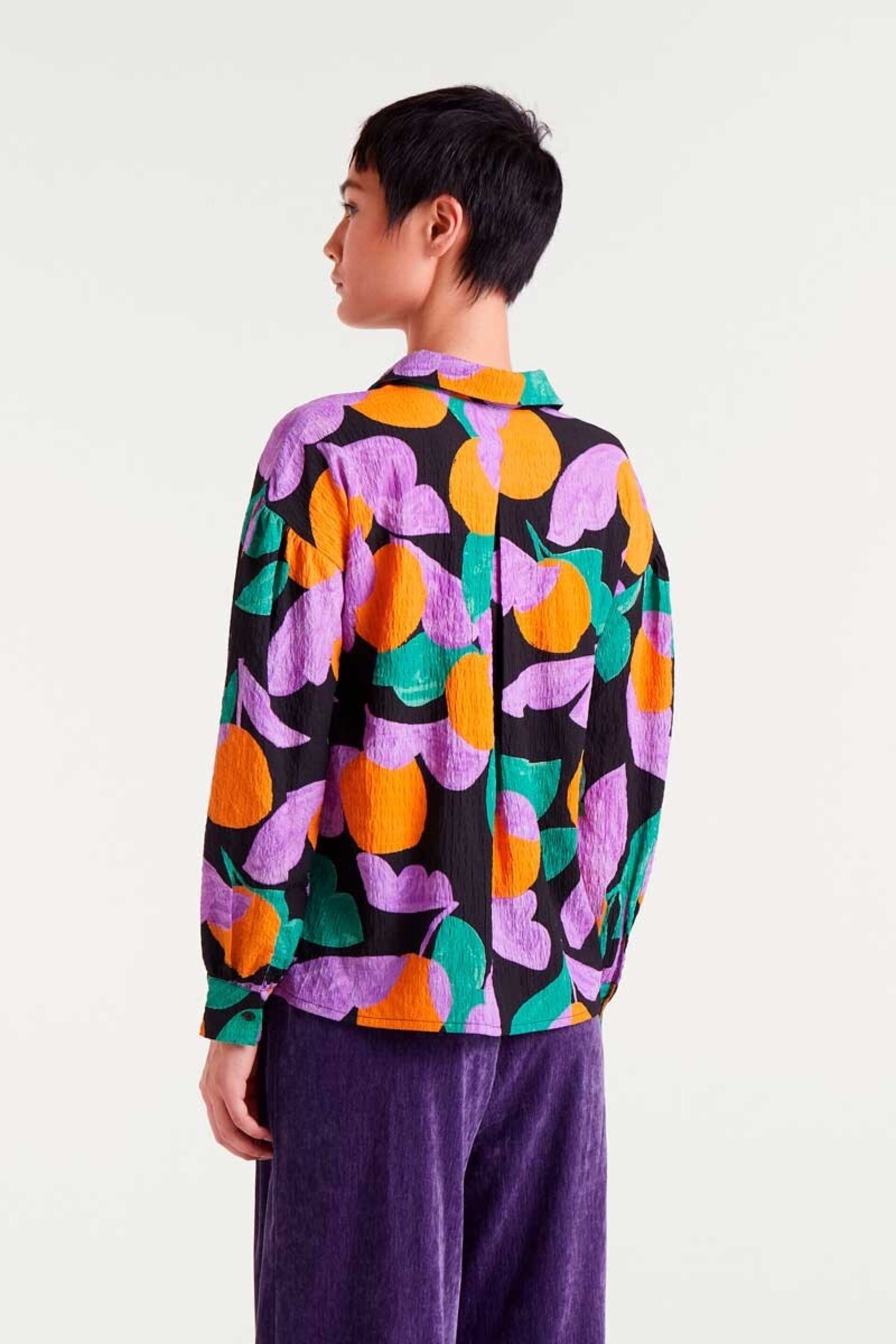 Camisa con estampado apricot compañía fantástica - 5