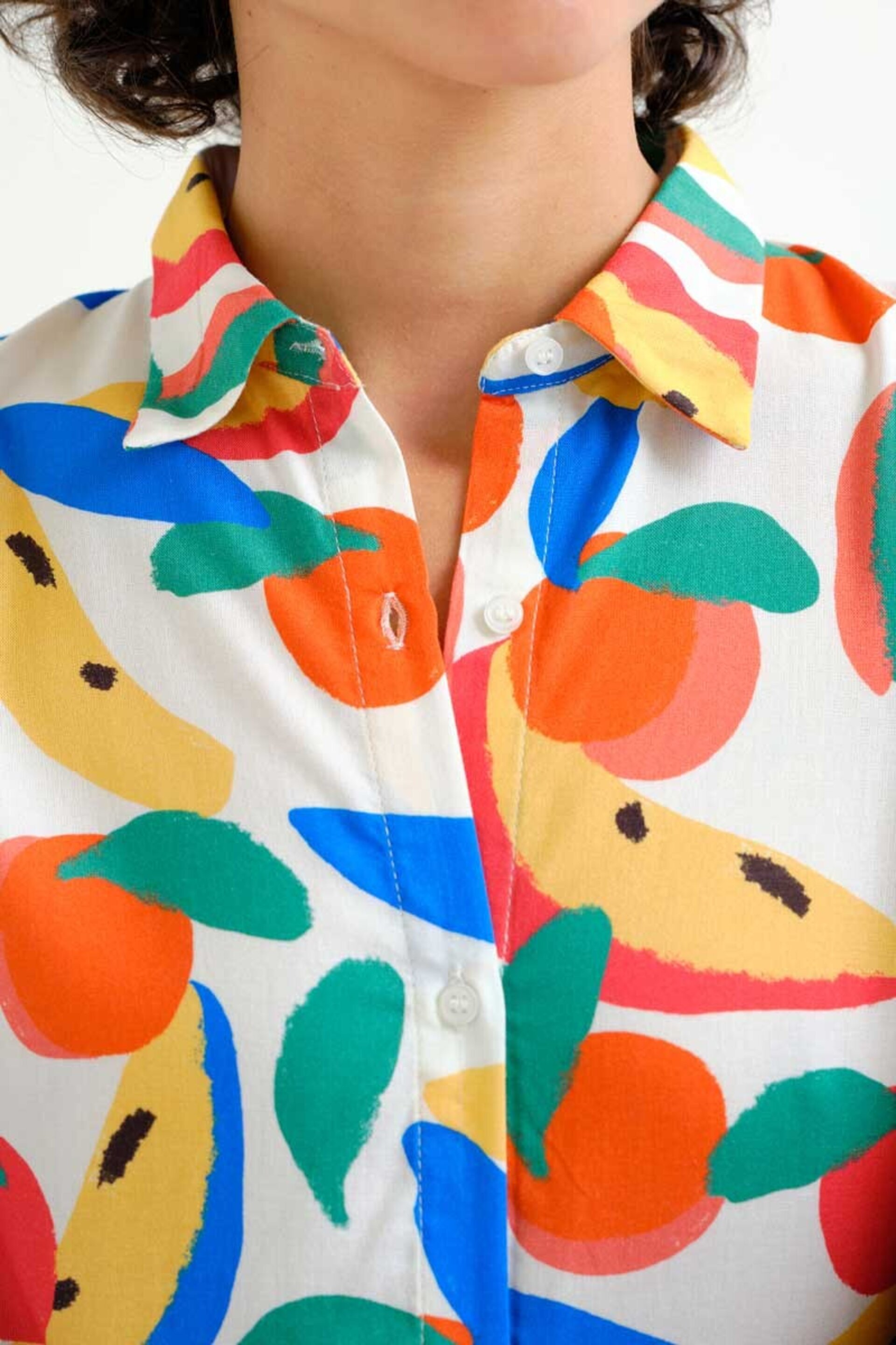 Camisa con estampado tutti frutti small compañía fantástica - 4