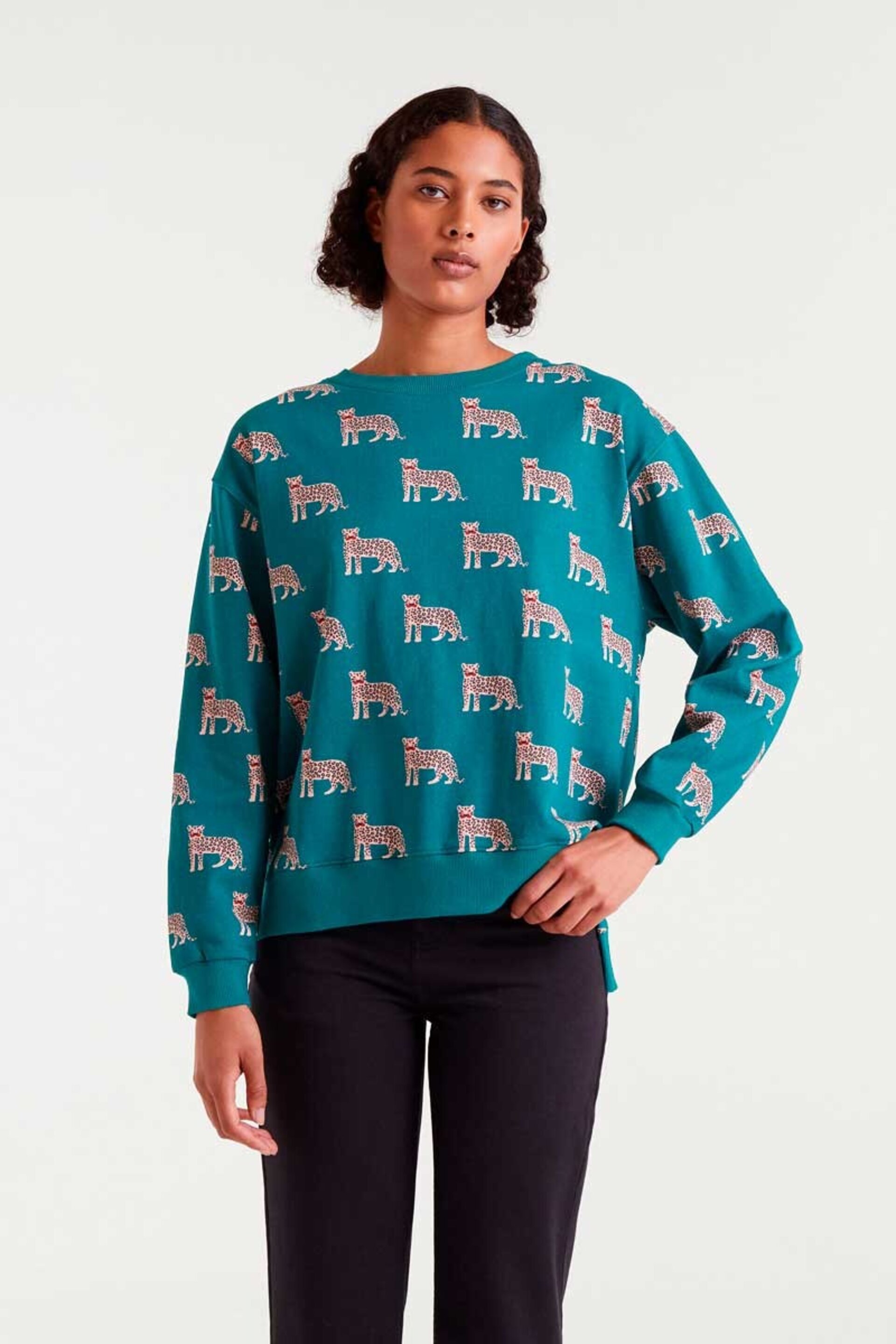 Sudadera con estampado onca jaguar compañía fantástica - 4