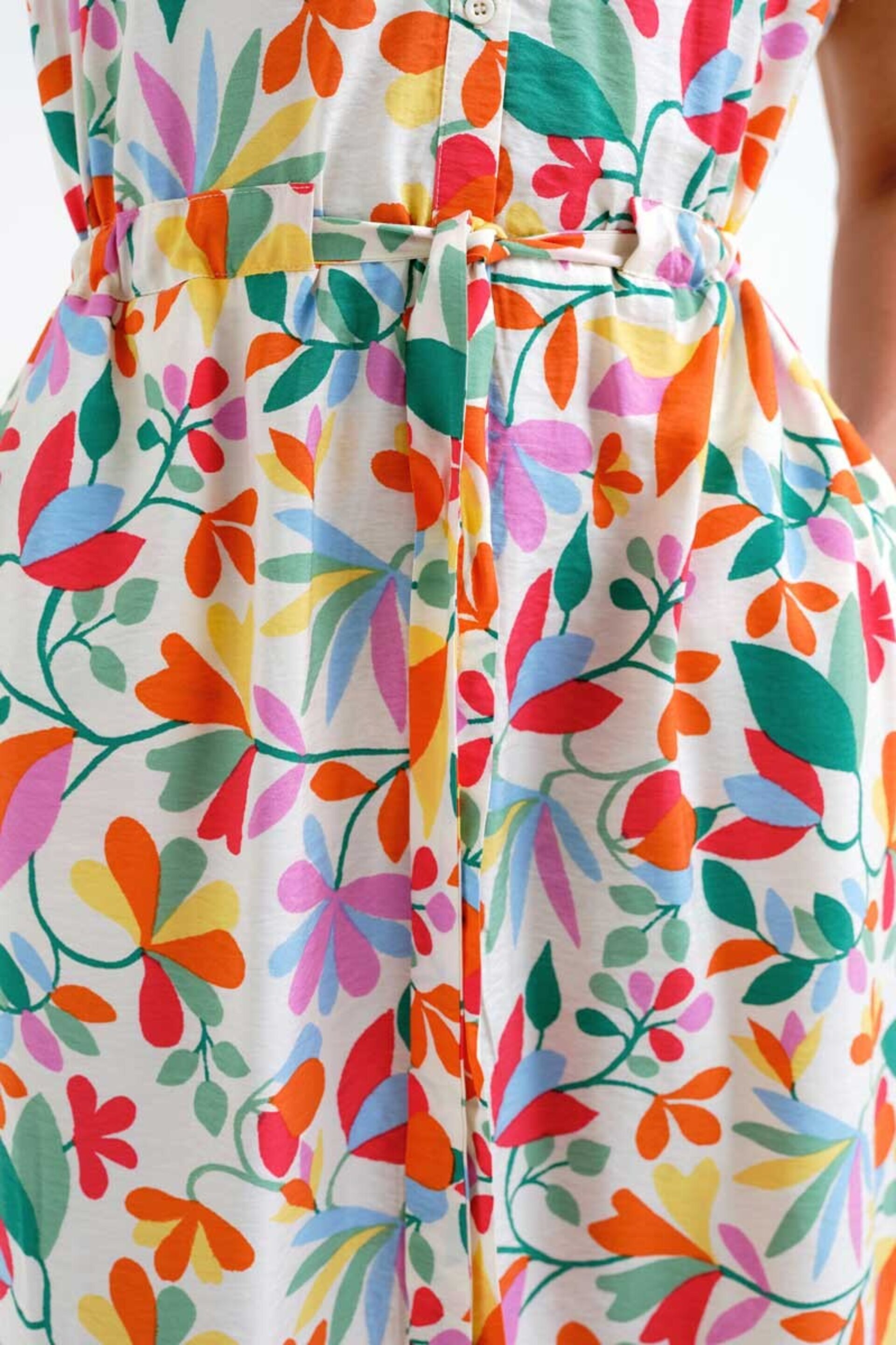 Vestido midi con estampado lotto compañía fantástica - 4