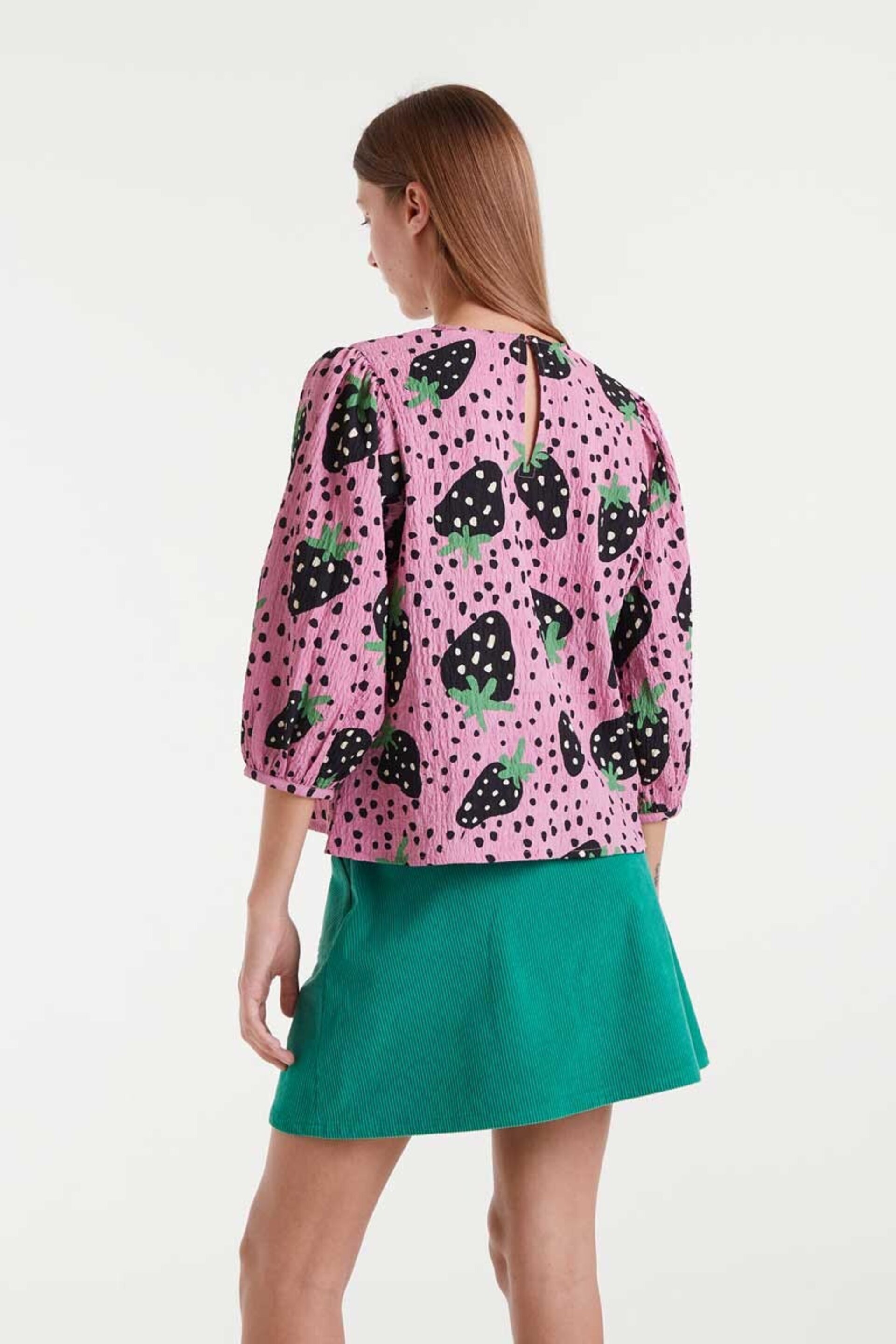 Top estampado morango compañía fantástica - 4