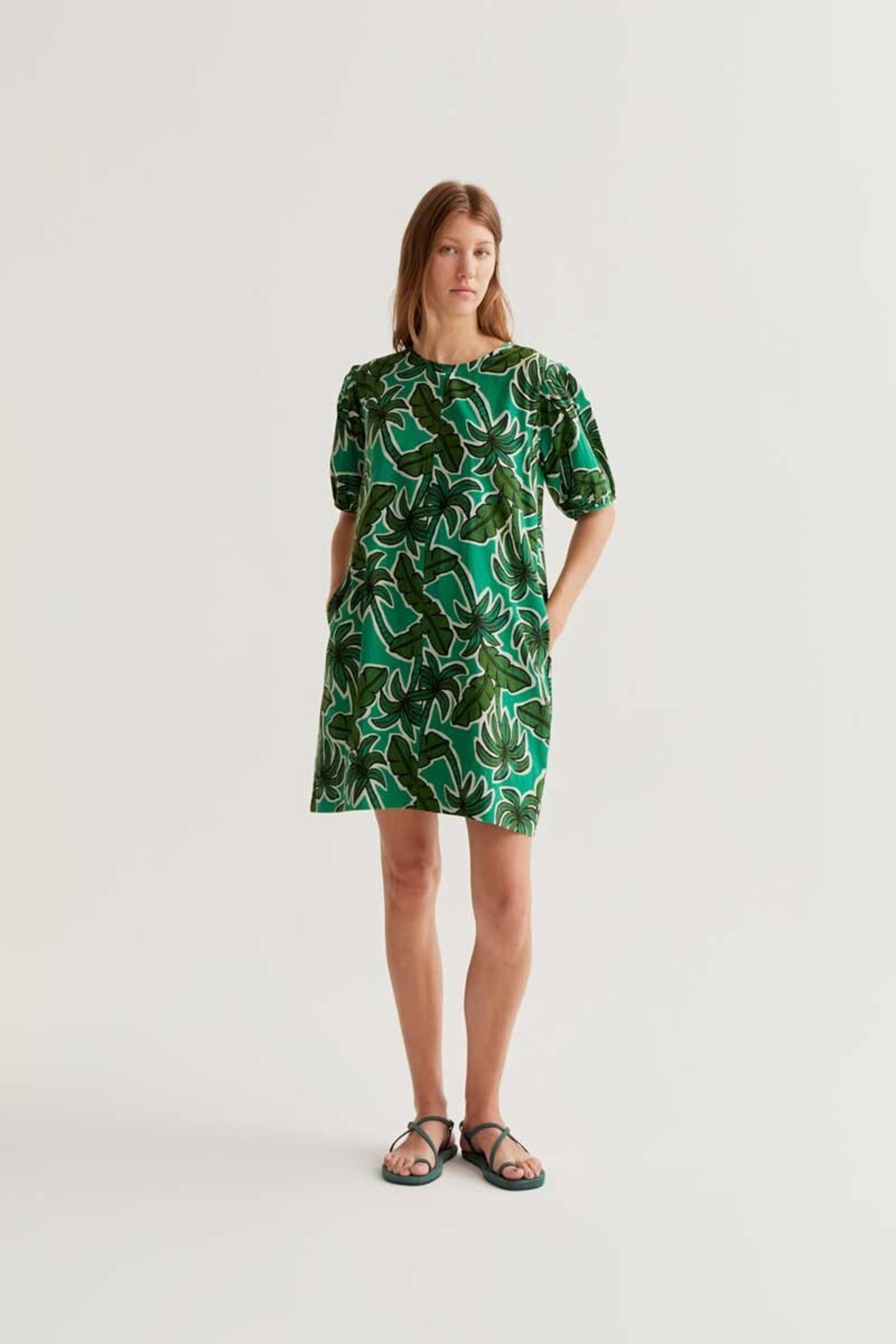 Vestido corto con estampado Palm tree compañía fantástica - 2