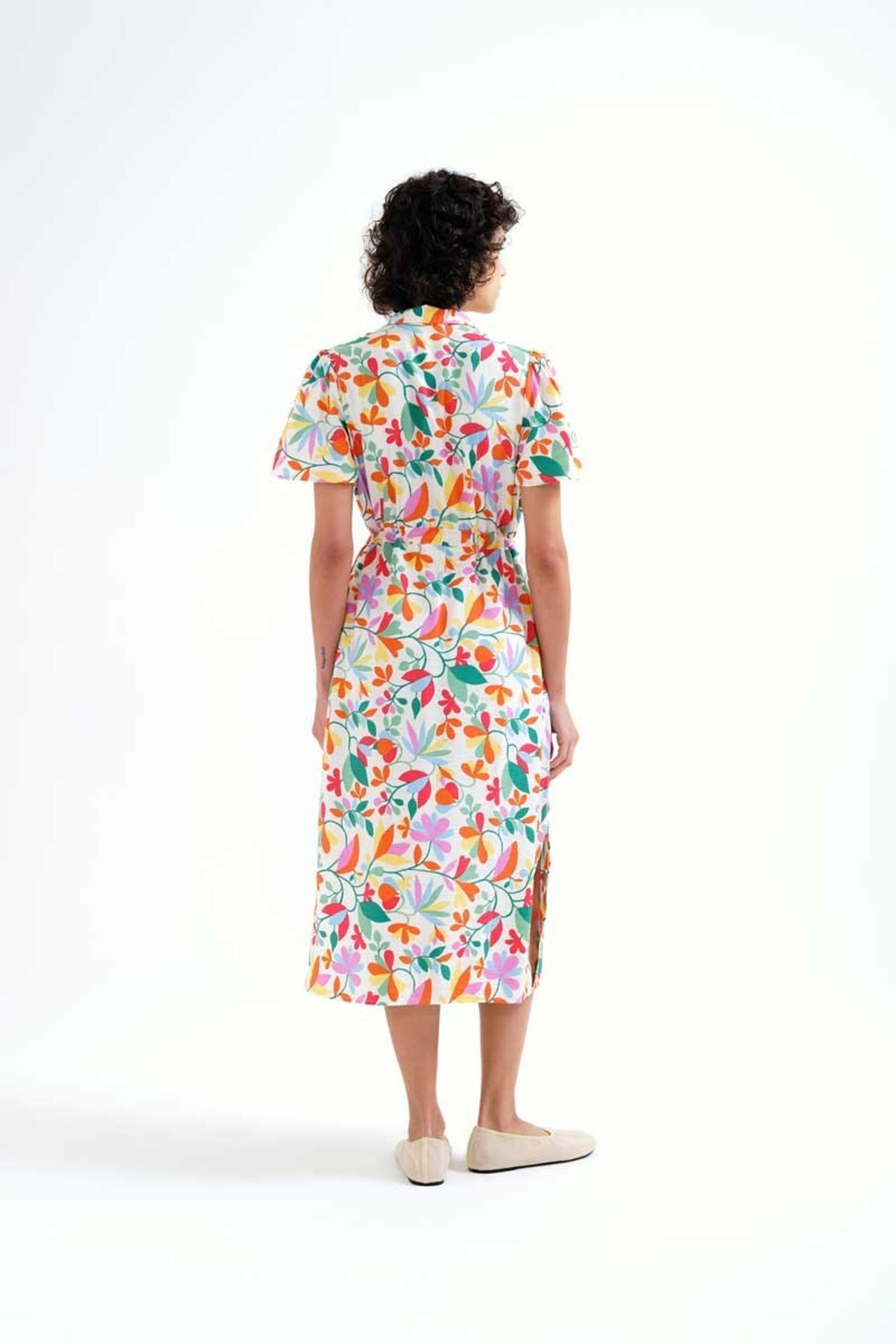 Vestido midi con estampado lotto compañía fantástica - 3