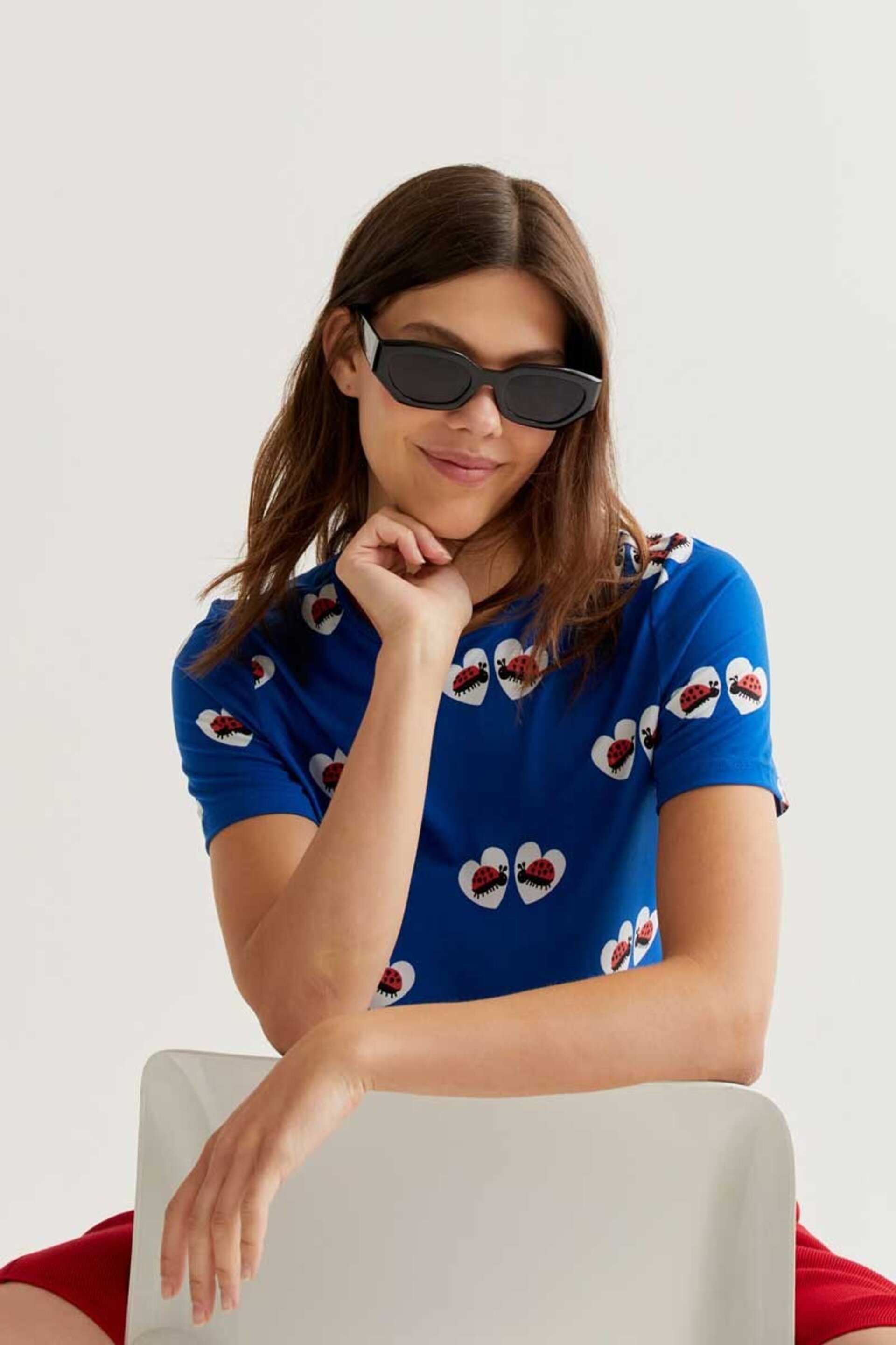 Camiseta con estampado coccinella compañía fantástica - 1