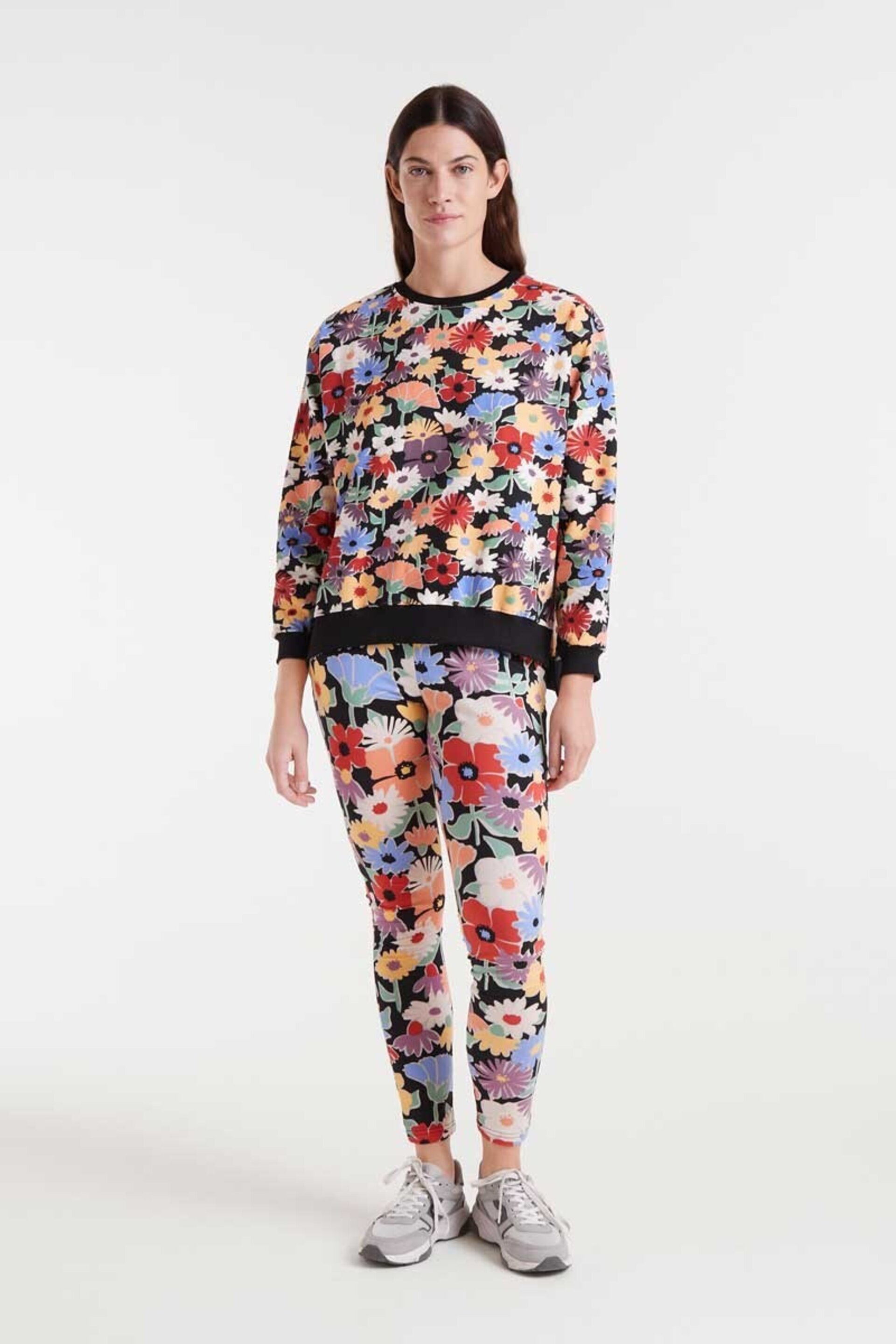 Sudadera floreada compañía fantástica - 3