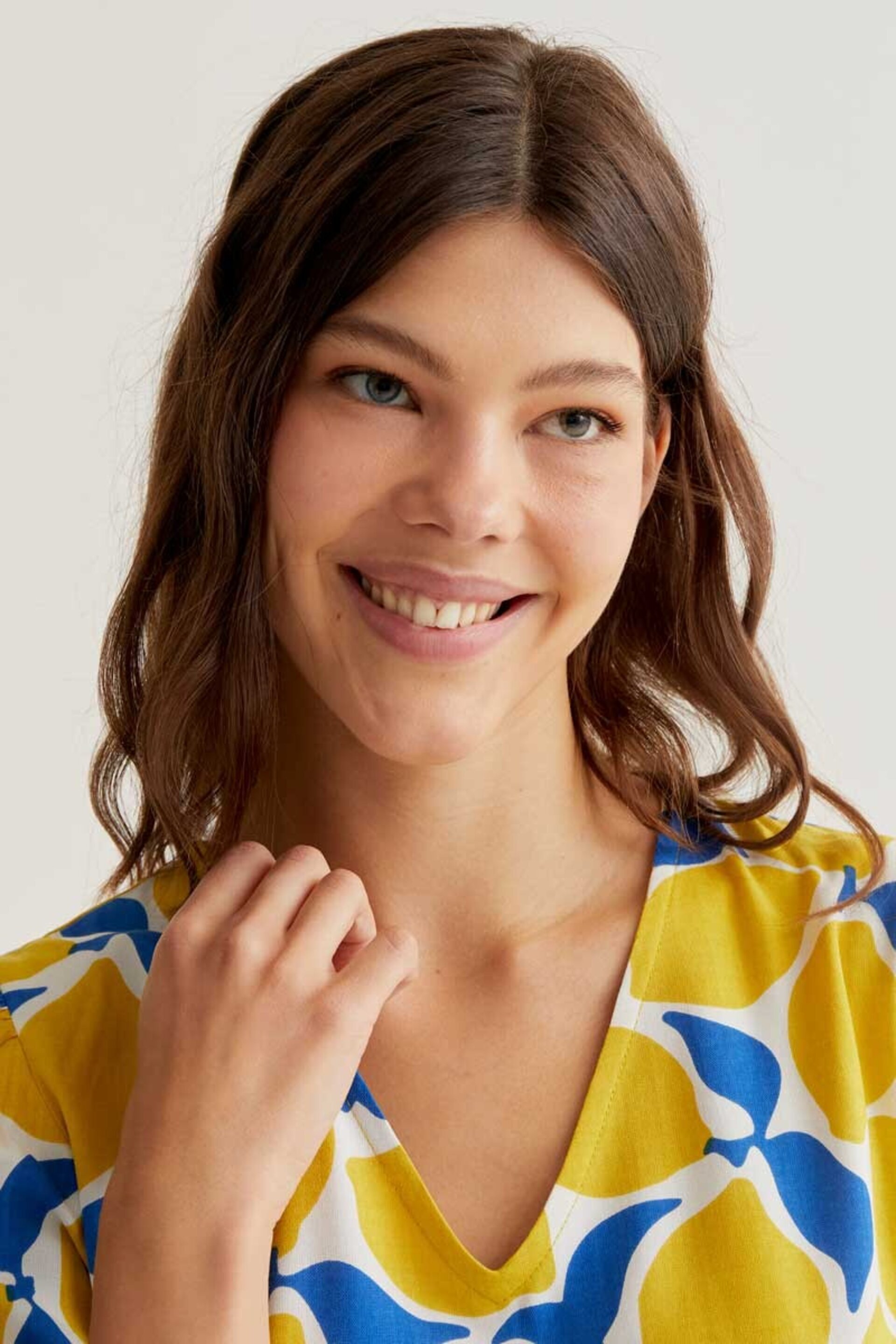 Vestido corto con estampado limoncello compañía fantástica - 3