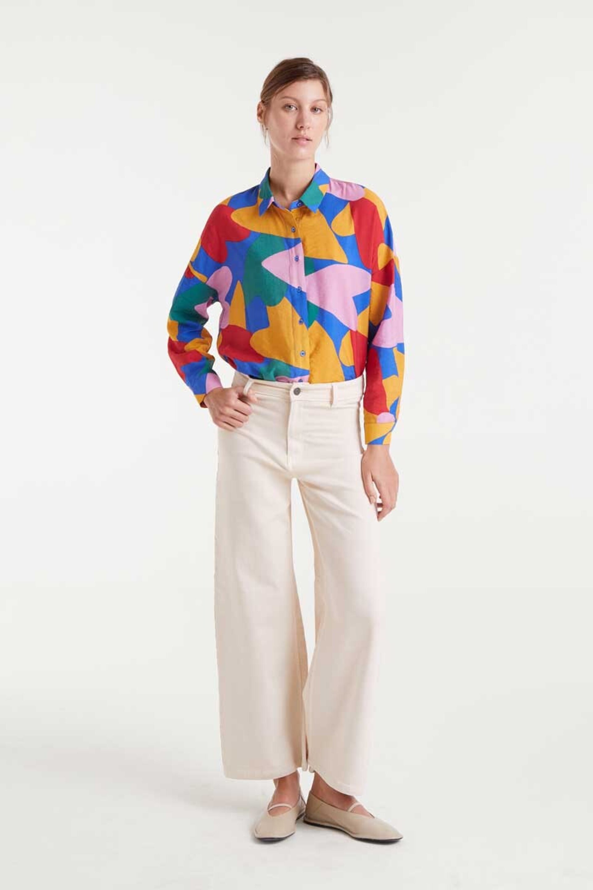 Camisa crepe ligero con estampado Cupido compañía fantástica - 3