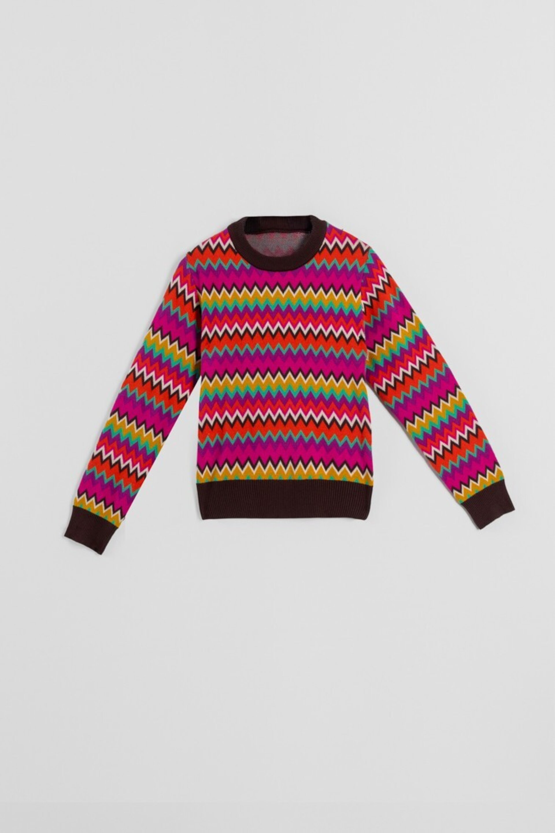 Suéter ajustado estampado espiga freedoom lolina - 4