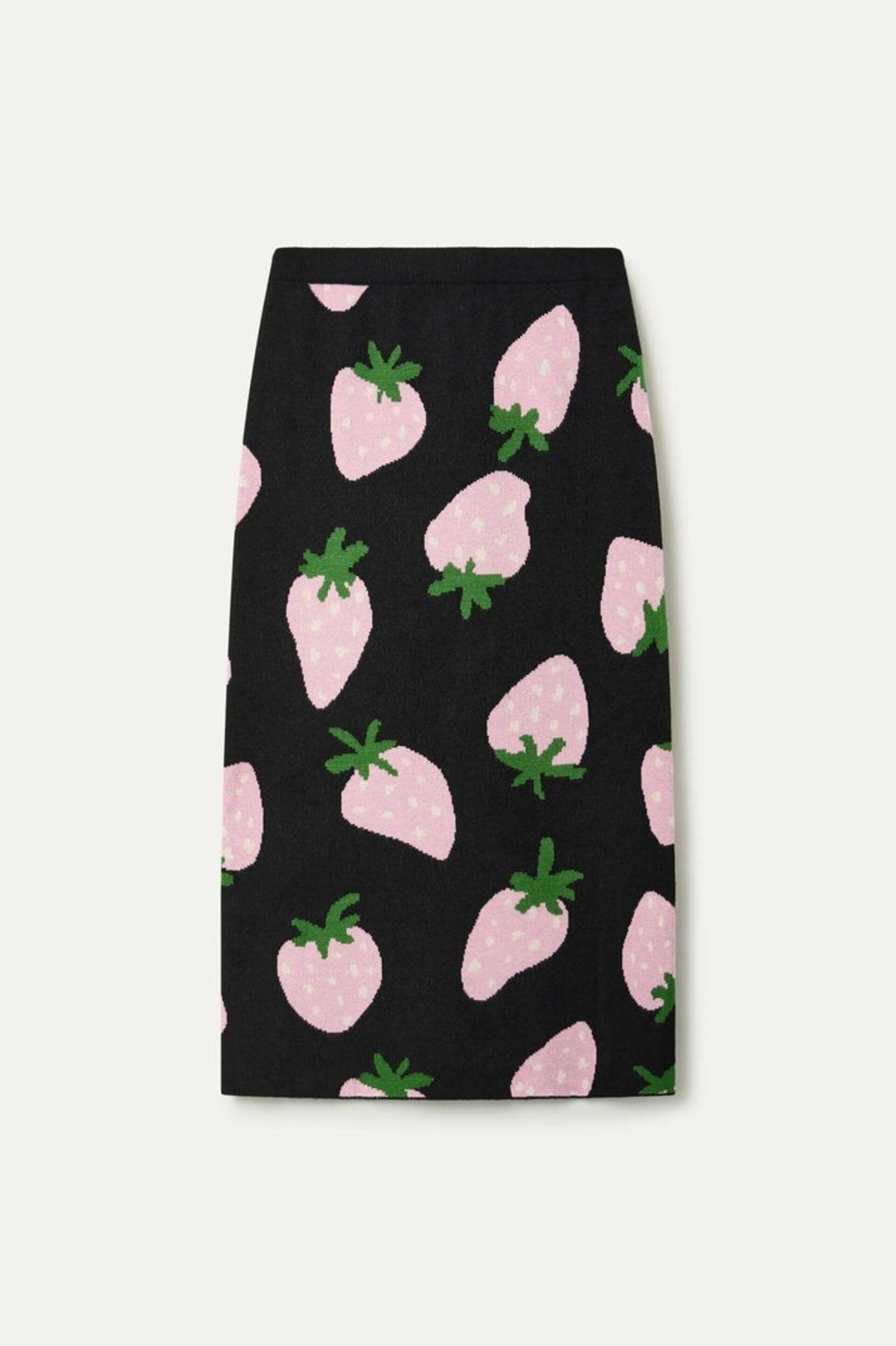 Falda midi de punto con estampado Morango compañía fantástica - 5