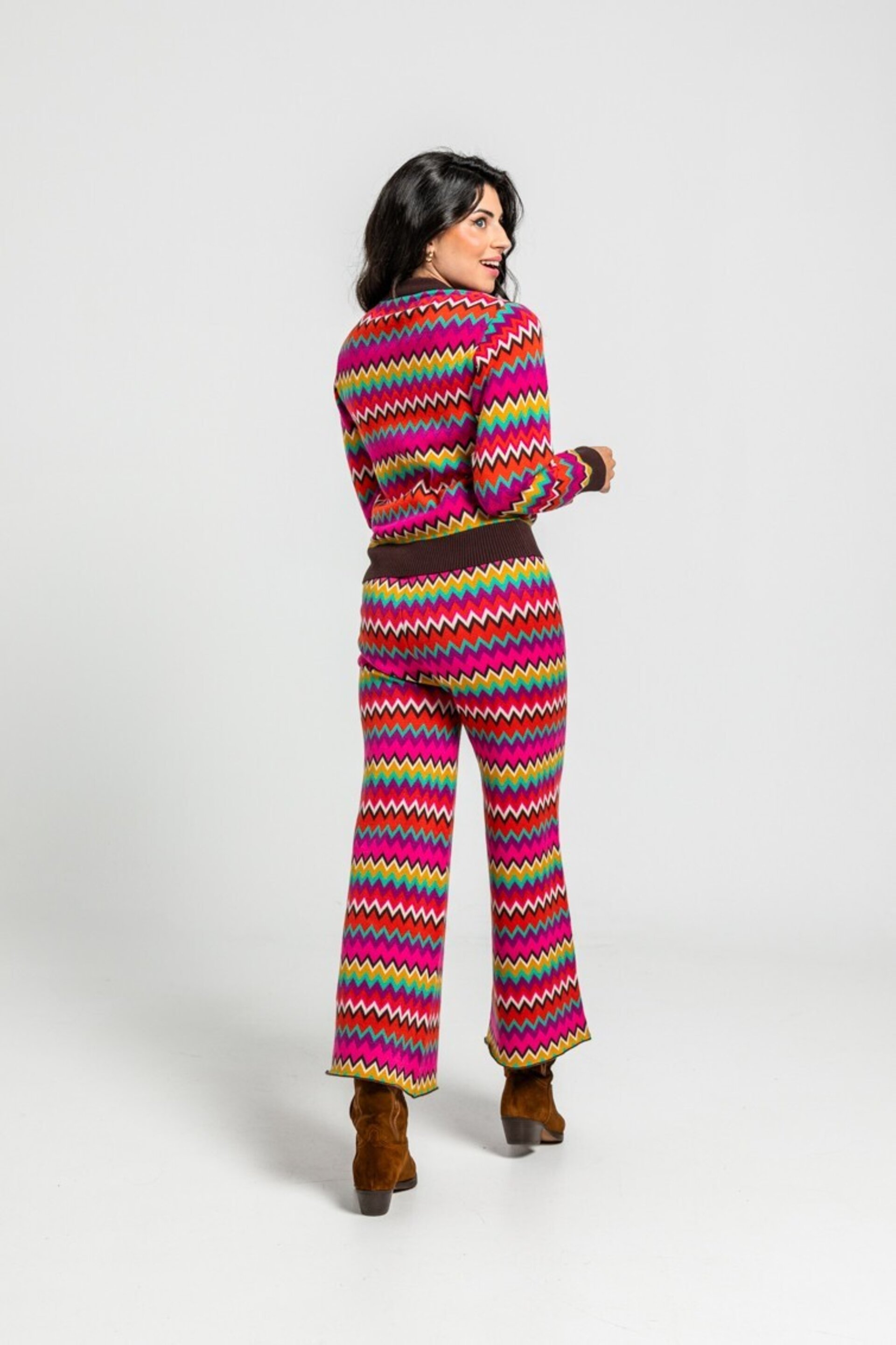 Suéter ajustado estampado espiga freedoom lolina - 3